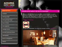 Tablet Screenshot of gaysaunaazzurra.nl